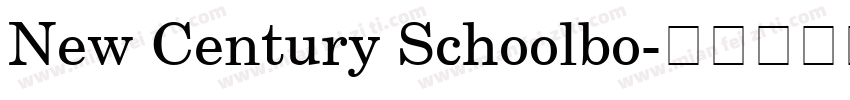 New Century Schoolbo字体转换